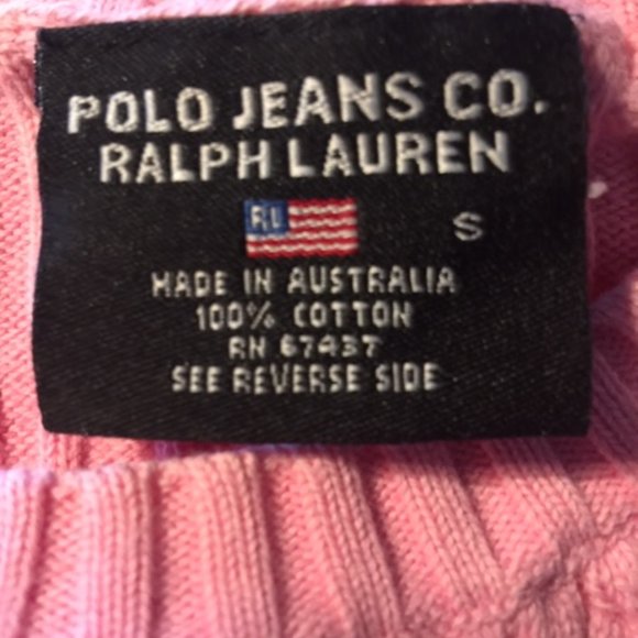 Polo Jeans Co. by Ralph Lauren Women's Sweater short sleeve Size S - Picture 4 of 4